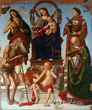 Luca Signorelli Sant Onofrio Altarpiece china oil painting image